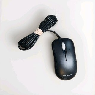 Ratón Microsoft Negro con Cable