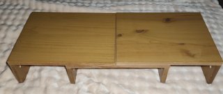 Supporto per monitor in legno estensibile