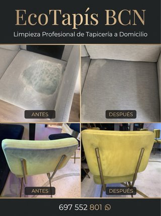Limpieza de sofás, colchones y tapicería a domicil