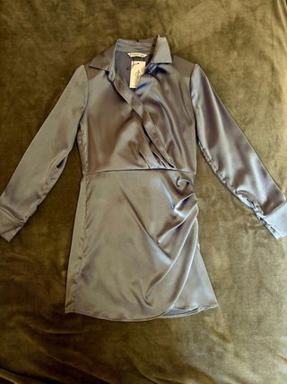 Vestido Stradivarius Azul