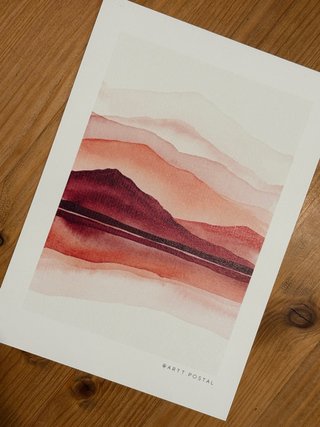 Cuadro Postal Lámina Abstracta A5.