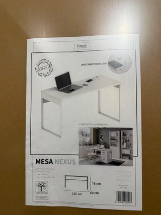 Escritorio Pitarch Nexus Blanco. Nuevo.