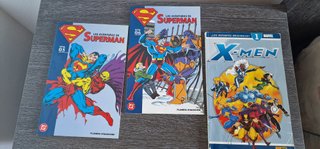 lote tres comics superman y x-men de coleccion LOS