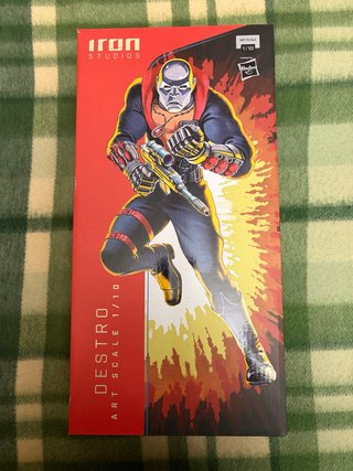 Estatua Iron Studios Destro G.I. Joe 1/10
