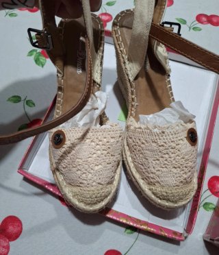 Alpargatas de esparto con cuña