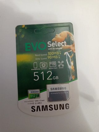Scheda Micro SD Samsung EVO Select 512GB