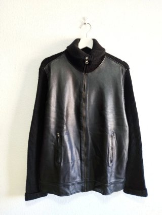 Chaqueta híbrida Zara piel y lana