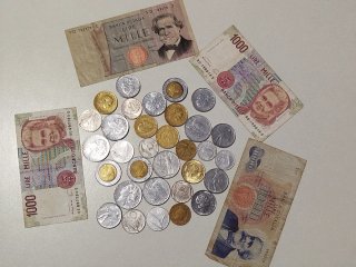 Lotto di Monete e Banconote Italiane