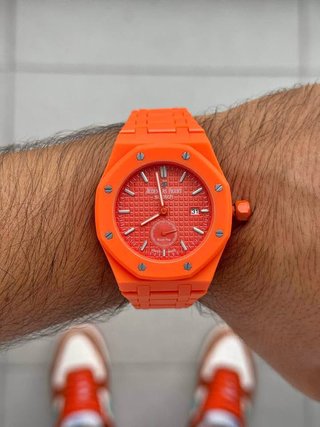 Reloj Swatch x Audemars Piguet Naranja