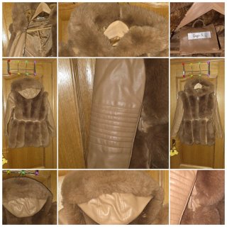 Abrigo Polipiel y Pelo Niña Talla 10 Años