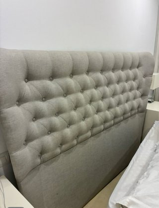 Cabecero Gris para Cama 150cm