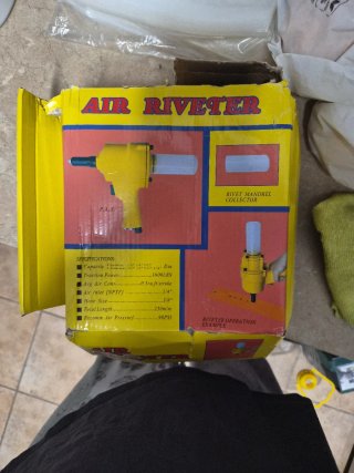 Remachadora Neumática de Aire