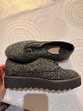Zapatos Stradivarius con Plataforma y Brillo