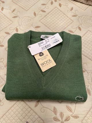 Jersey Lacoste Verde Talla M