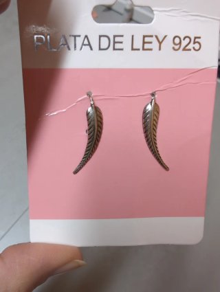 Pendientes Trepadores Plumas Plata 925