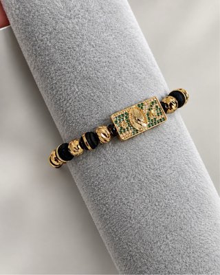 Pulsera 100 Dólar Oro Laminado 18k