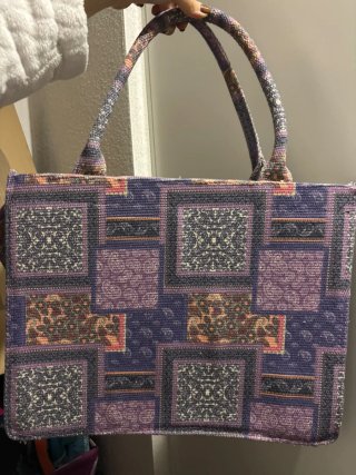 Bolso de Mano Morado