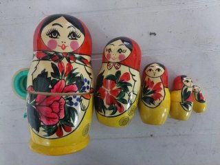 Set di 5 Bambole Russe Matrioska