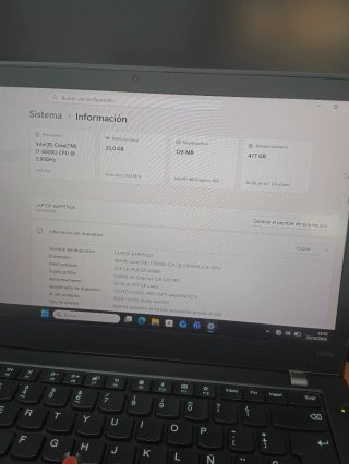 Portátil Lenovo T470s