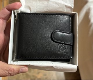 Cartera/billetero de hombre en color negro