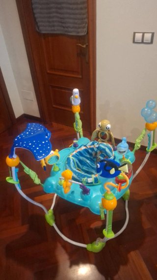 Saltador para bebé con temática marina
