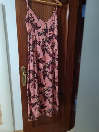 Vestido largo estampado Sfera