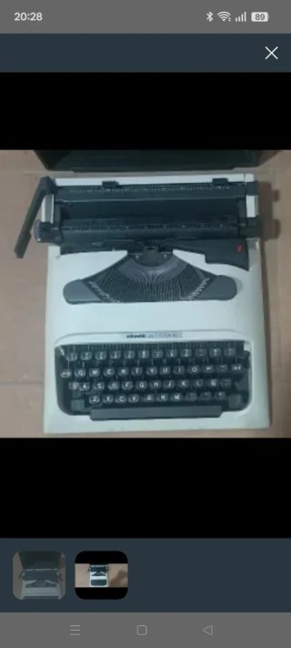 Máquina de escribir Olivetti Lettera 10