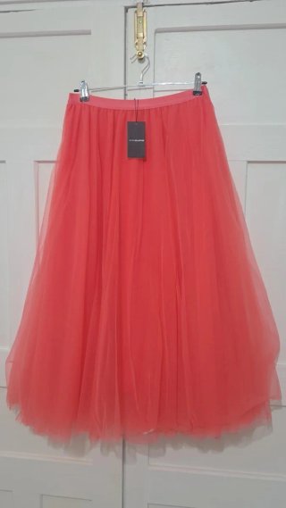 Falda de tul Sfera roja talla L