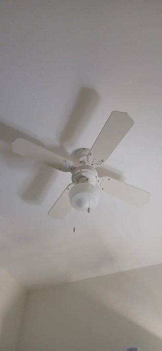 Lámpara Ventilador de Techo Blanca