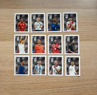12 Cromos Panini Coca-Cola Mundial
