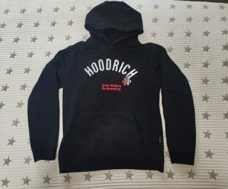 Sudadera Hoodrich Negra talla 13-15 años (XL niño)