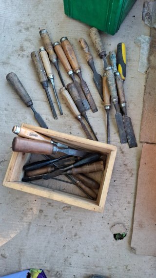 Set de 16 Formones de Carpintería