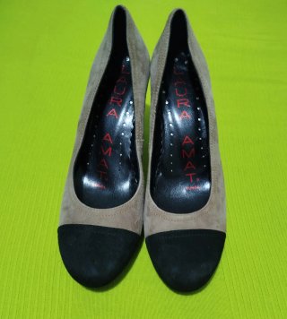 Zapatos Tacón Ante sin estrenar Talla 39