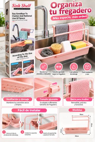 Organizador Extensible para Fregadero