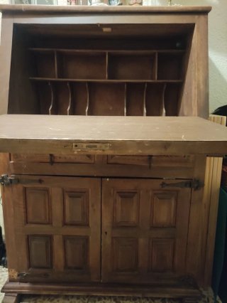 Mueble Escritorio Antiguo de Madera
