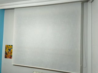 Estor Enrollable Blanco 180x180 cm
