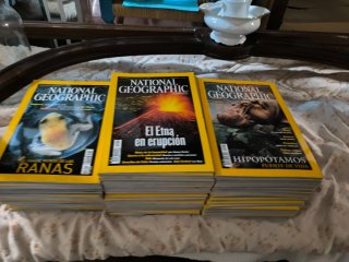 Lote de revistas Nacional geographic