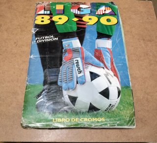 Álbum de Cromos Liga 89-90
