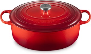 Le Creuset Cocotte oval de hierro fundido, 35 cm, 8, 9 L, Todas Las Fuentes de Calor incluso inducci
