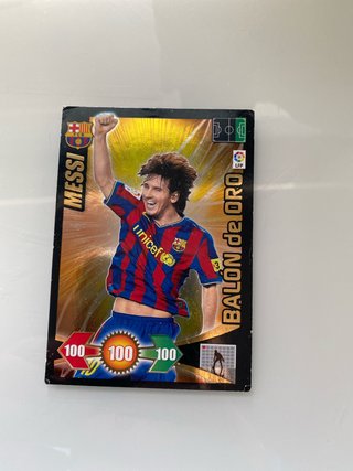 Cromo Messi Balón de Oro 2009/10