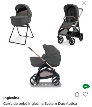 Inglesina Áptica Dúo + Soporte Stand-Up | Reestren