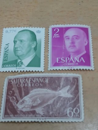 Lote de 3 Sellos de España sin matasellos