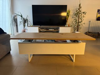 Pack Mueble TV y Mesa de Centro Elevable
