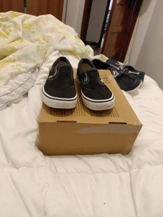 Zapatillas tipo slip-on negras