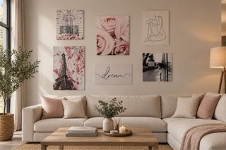 Colección de 6 Cuadros en Cartón Pluma