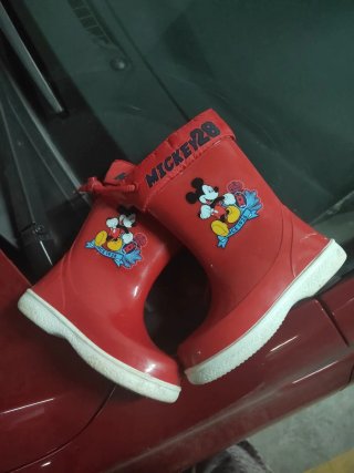 Botas de Agua Mickey Mouse Rojas 25