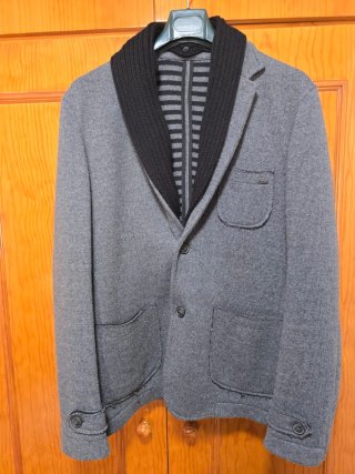 Chaqueta de punto de pull and bear
