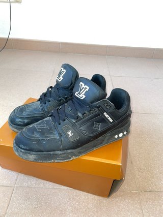 Zapatillas Louis Vuitton Trainer Negras