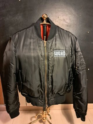 Chaqueta Bomber Negra