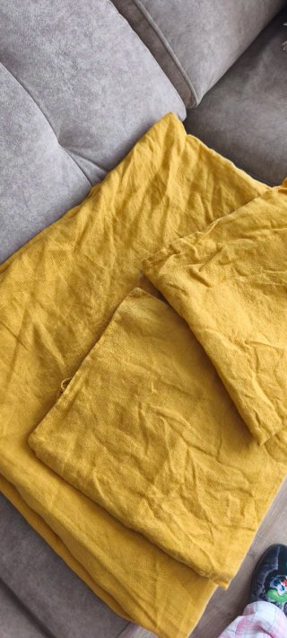Funda Nórdica Mostaza Cama 150 + 2 Fundas